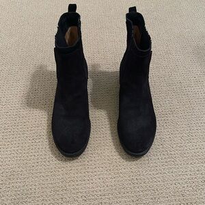 Via Spiga Black Suede Boots